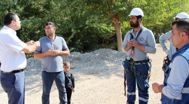 Dicle Elektrik muhtar ziyaretlerini sürdürüyor 