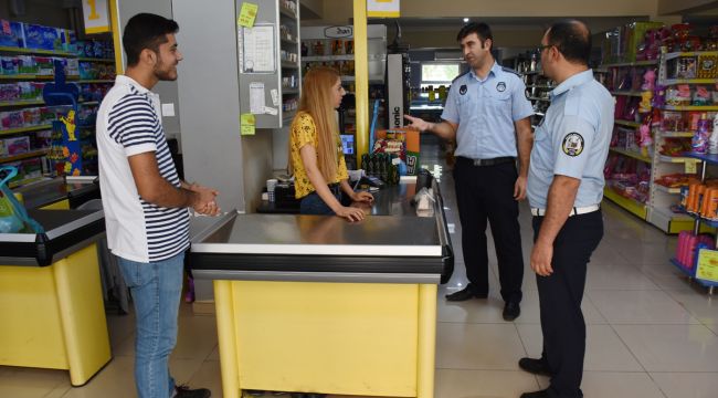 Hilvan Belediyesi Zabıta Müdürlüğü ekipleri hijyen denetimi yaptı