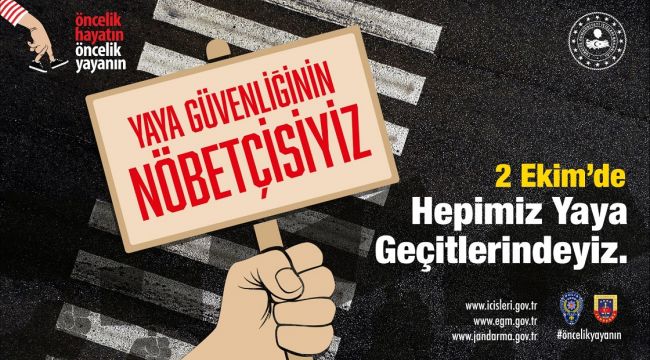 Yaya Geçidi Nöbeti Başlıyor