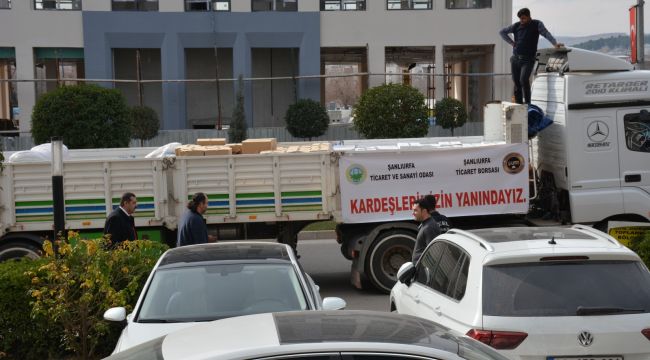 Şanlıurfa İş Dünyası'ndan Elazığlı Ve Malatyalı Depremzedelere Yardım Eli