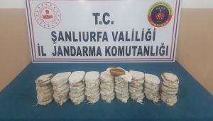 Şanlıurfa Jandarma, On kilo toz esrar ele geçirdi