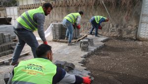 İlçelerde Cadde Ve Sokaklarda Bakım Çalışması Sürüyor