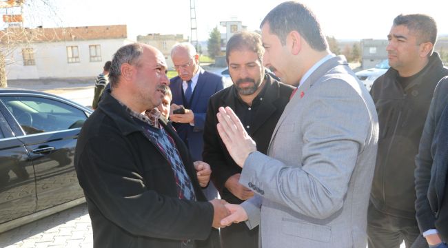 Karaköprü Kırsal Bölge'lere Hizmet Devam Ediyor