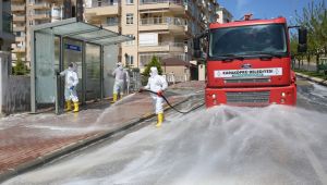 Karaköprü’de Akbayır Mahallesi Dezenfekte Edildi