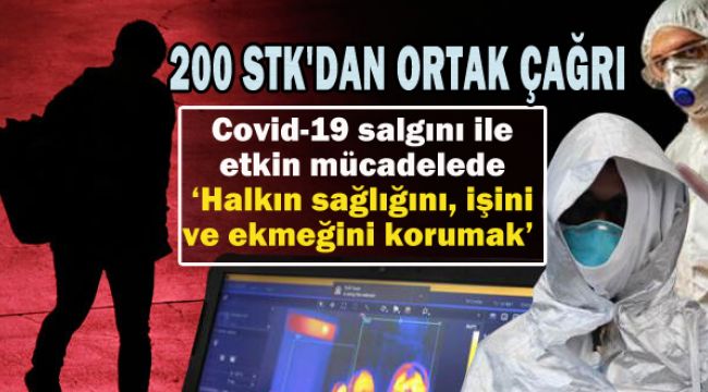 Koronavirüs İçin Seferber Oldular! 200 STK'dan Ortak Çağrı