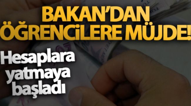 Öğrencilere müjde! Hesaplara yatmaya başladı