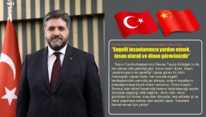 “Engelli insanlarımıza yardım etmek, insan olarak ve dinen görevimizdir”