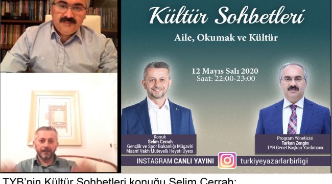 TYB’nin Kültür Sohbetleri konuğu Selim Cerrah;