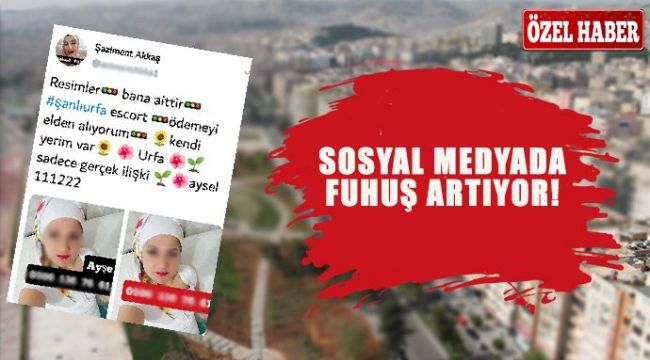 Urfa'da sosyal medyada eskortlar çoğalıyor!