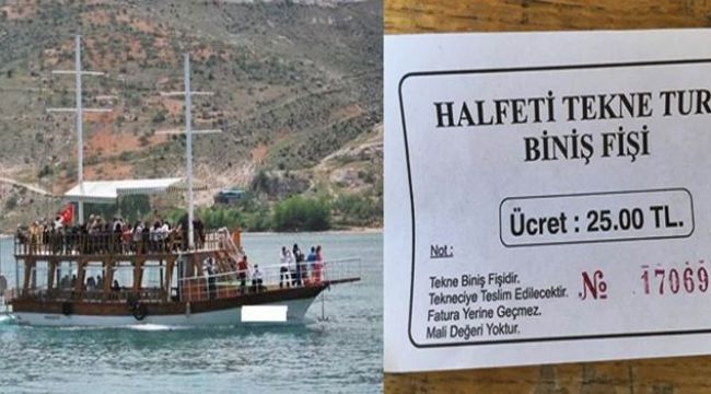 Boğaz’da 12 TL, Halfeti’de 25 TL!