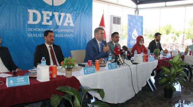 DEVA Partisi Şanlıurfa İl Kurucu Heyeti tanıtıldı