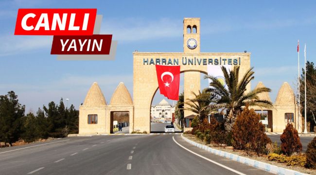 Harran Üniversitesinden Adaylara Özel Canlı Yayın