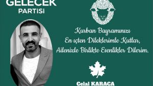 Karaköprü İlçe Başkanı Karaca'dan Bayram Mesajı 