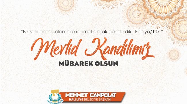 Başkan Canpolat’tan Mevlid Kandili Mesajı