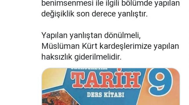 Kürtlerin Tarih Kitabından Silinmesine Tepki 