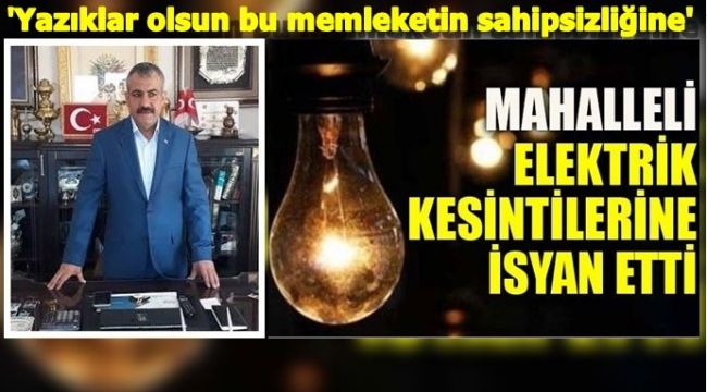 Seyrantepe'de elektrik kesintileri isyan ettirdi !