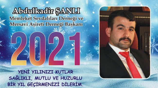 Başkan Şanlı, Yeni Yıl Mesajında Birlik ve Beraberliğe Değindi