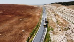 Başkanlar Göbeklitepe Güzergâhındaki Asfalt Çalışmalarını İnceledi