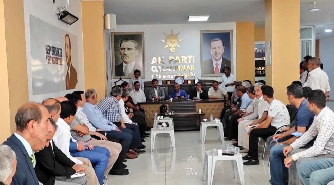 AK Parti Ceylanpınar’da temayül yoklaması yapıldı.