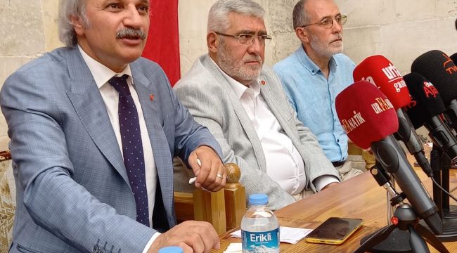 Saadet Partisi Urfa'da basınla buluştu