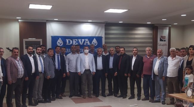 Deva Partisi Muhtarları Ağırladı