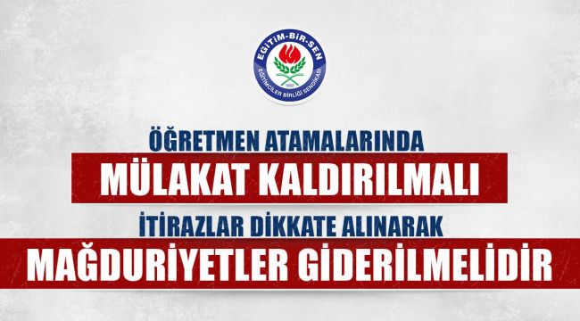 Coşkun: öğretmenlerin sorunları giderilmelidir