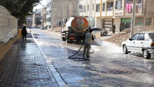 Haliliye’de Temizlik Çalışmaları Titizlikle Sürüyor 