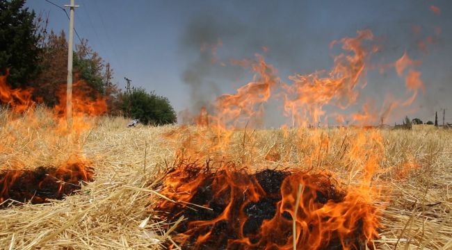 İtfaiyeden Çiftçilere Anız Yakmayın Uyarısı