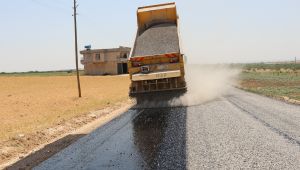 Şanlıurfa Büyükşehir Belediyesinden Kırsalda Asfalt Çalışması  