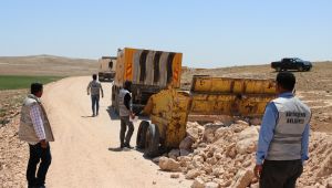 Şanlıurfa Büyükşehir Belediyesinden Stabilize Yol Çalışması