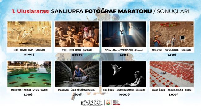 Birinci Uluslararası Fotoğraf Maratonunda Kazananlar Belirlendi