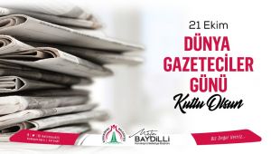 Başkan Baydilli'den Dünya Gazeteciler Günü Mesajı