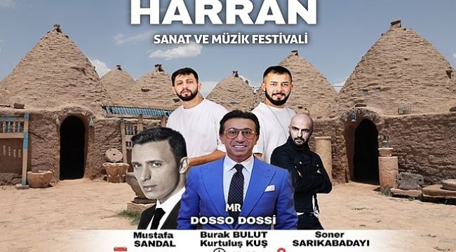 Harran'da sanat ve müzik festivali düzenlenecek