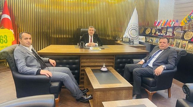 Başkan Yetim'den SANKON Başkanı Dağ'a ziyaret