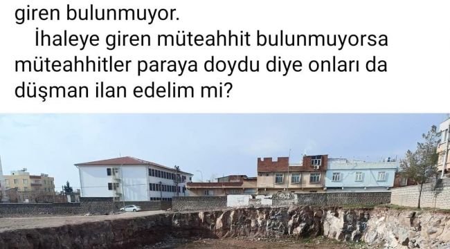 Maliyetler artınca kimse ihaleye girmedi, yıkılan okulun temeli su doldu