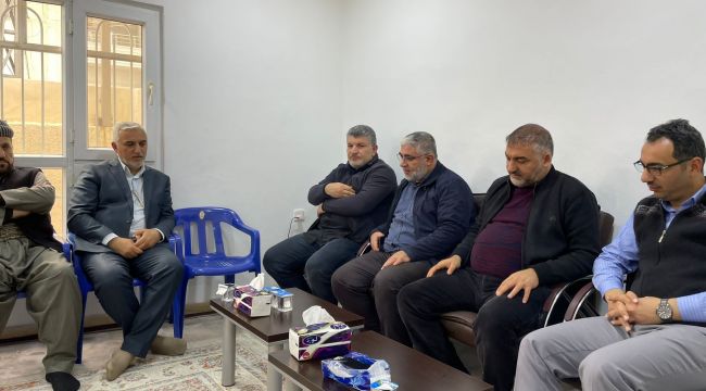 Şanlıurfa’dan bir heyet Katledilen Alimlerin Duhok'taki taziyelerine katıldı.