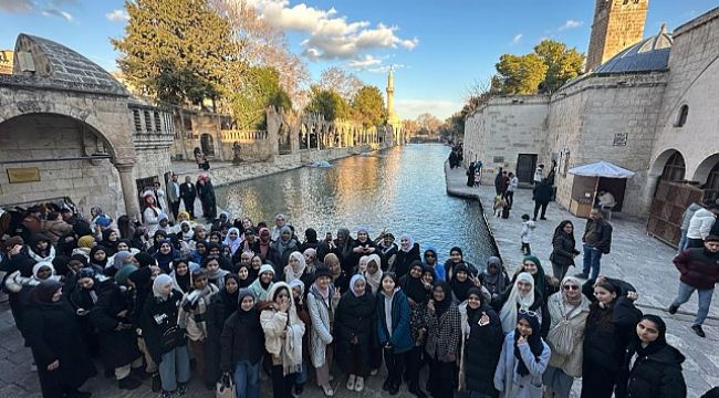 Farklı ülkelerden gelen öğrencilerden Urfa'ya ziyaret