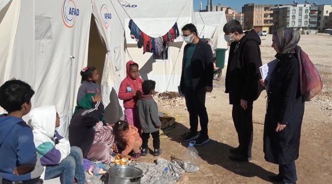 Şanlıurfa’da Depremzedelere psikososyal destek çalışmaları başlatıldı.