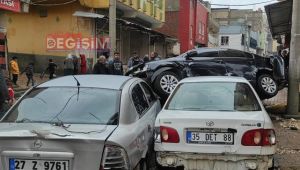 Eyyübiye'de Mance Deresi taştı! Maddi hasar büyük