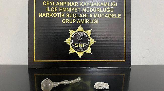 Ceylanpınar'da şüpheli şahıs uyuşturucu madde ile yakalandı