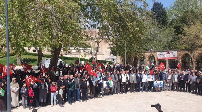 İsrail'in Zulmüne Şanlıurfa Sessiz Kalmadı 