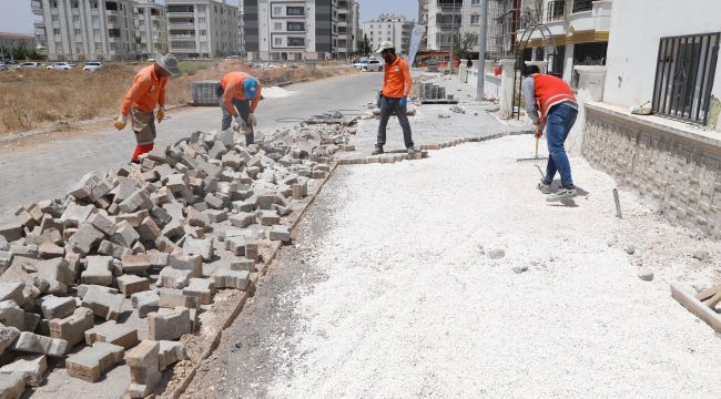 Haliliye’de Üst Yapı Çalışmaları Devam Ediyor