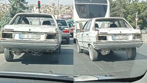 Şanlıurfa'da hurda araç sürücüsü trafiği tehlikeye attı!