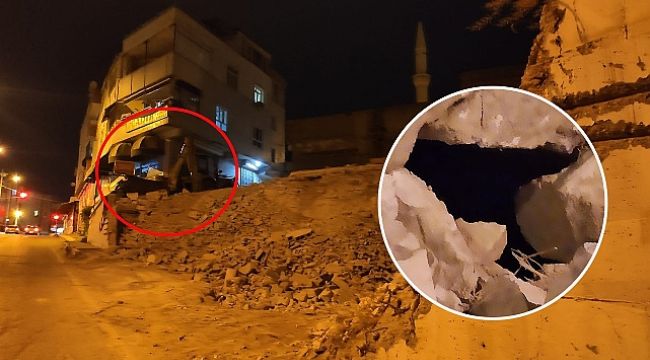 Urfa'da sit alanındaki mağarayı kepçe ile tahrip ettiler