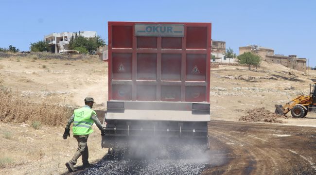 Karaköprü Kırsalında Yollar Sathi Kaplamayla Yenileniyor