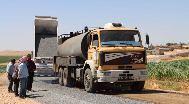 Kırsal Yollar Büyükşehir ile Asfaltla Buluşuyor