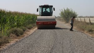 Büyükşehir’den Eyyübiye Kırsalında Sathi Asfalt Çalışması