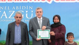 Şanlıurfa Büyükşehir İle IOM Tarafından Hayvancılığa Büyük Destek