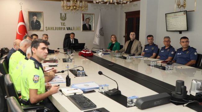 Şanlıurfa’da Trafik Sorununa Çözüm Önerileri Görüşüldü