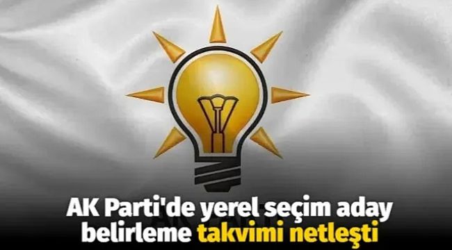 AK Parti'de yerel seçim aday belirleme takvimi netleşti